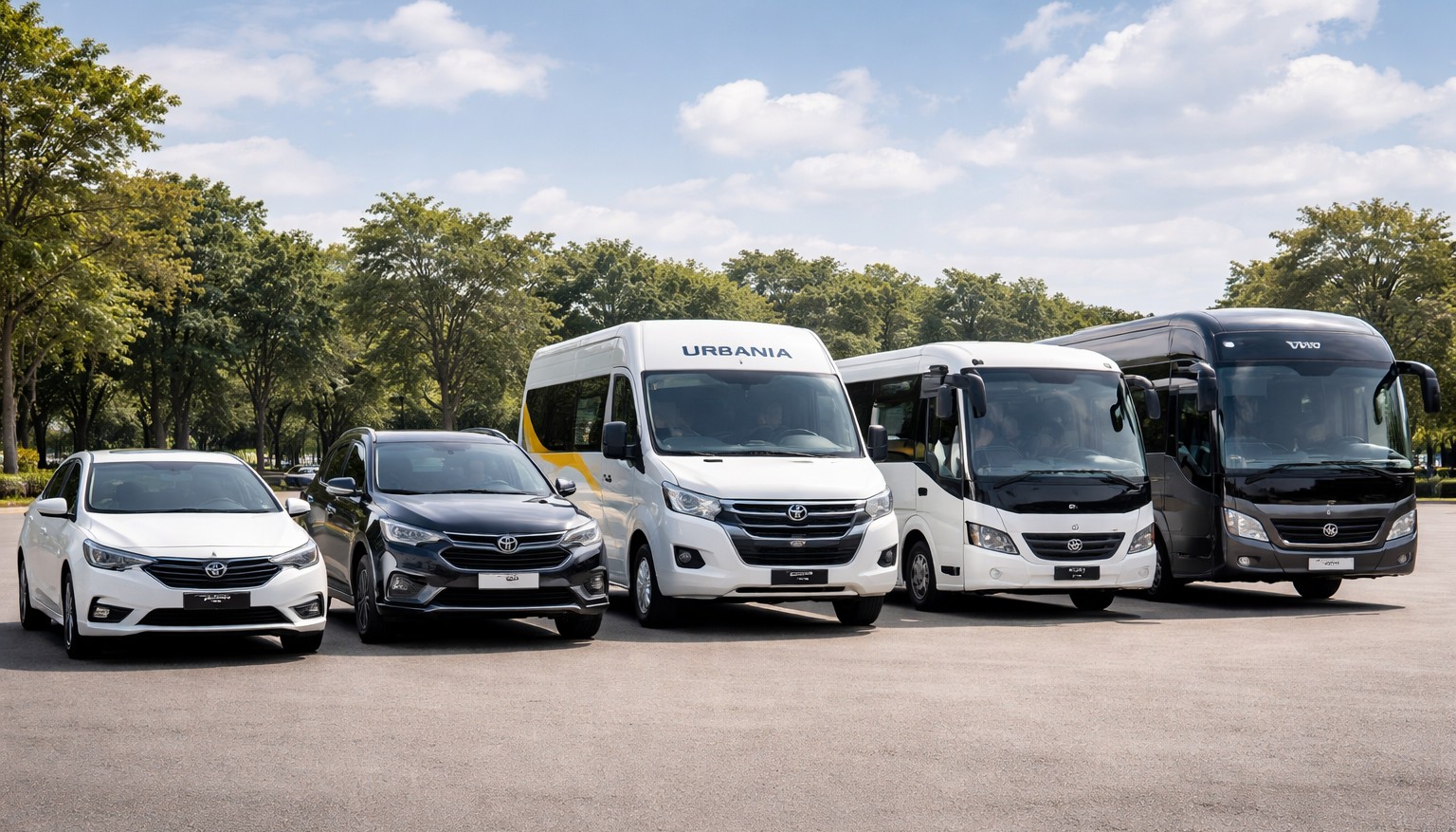Tourist vehicles and taxi rental